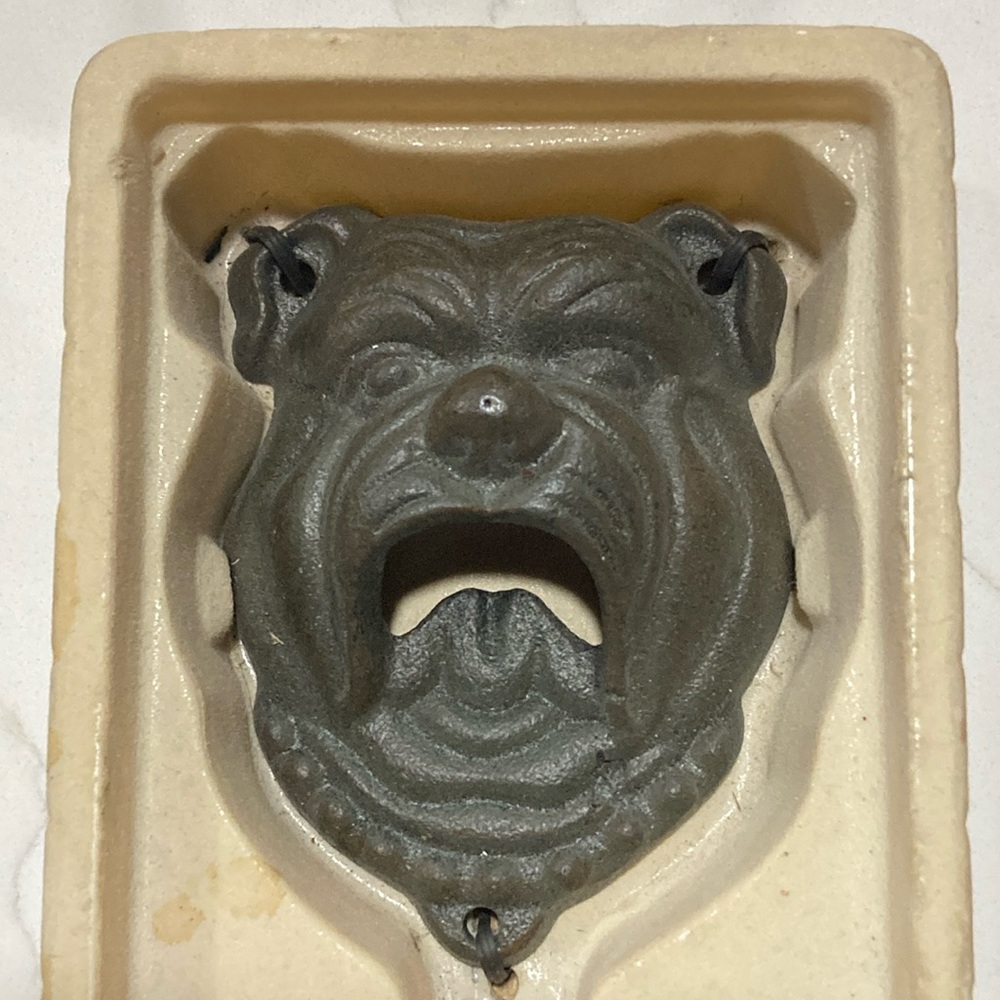 New! Vintage Pottery Barn Bulldog Opener